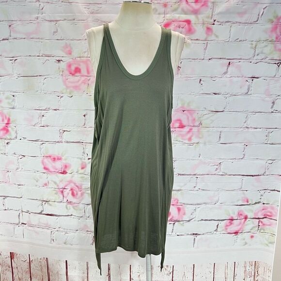 Alexander Wang Dresses & Skirts - 🔥5 for$25🔥 Alexander Wang Asymmetrical Lightweight Tank Dress In Green Size XS